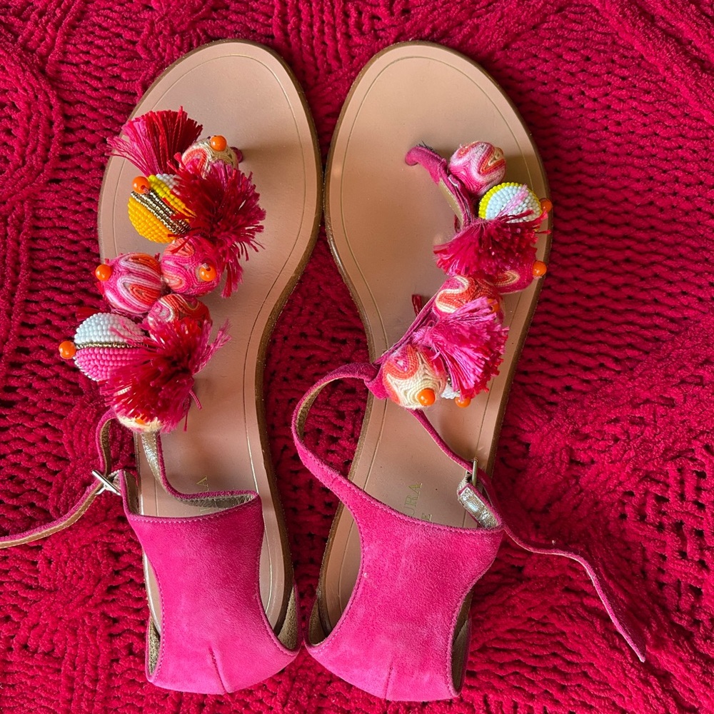 Aquazzura pink sandals